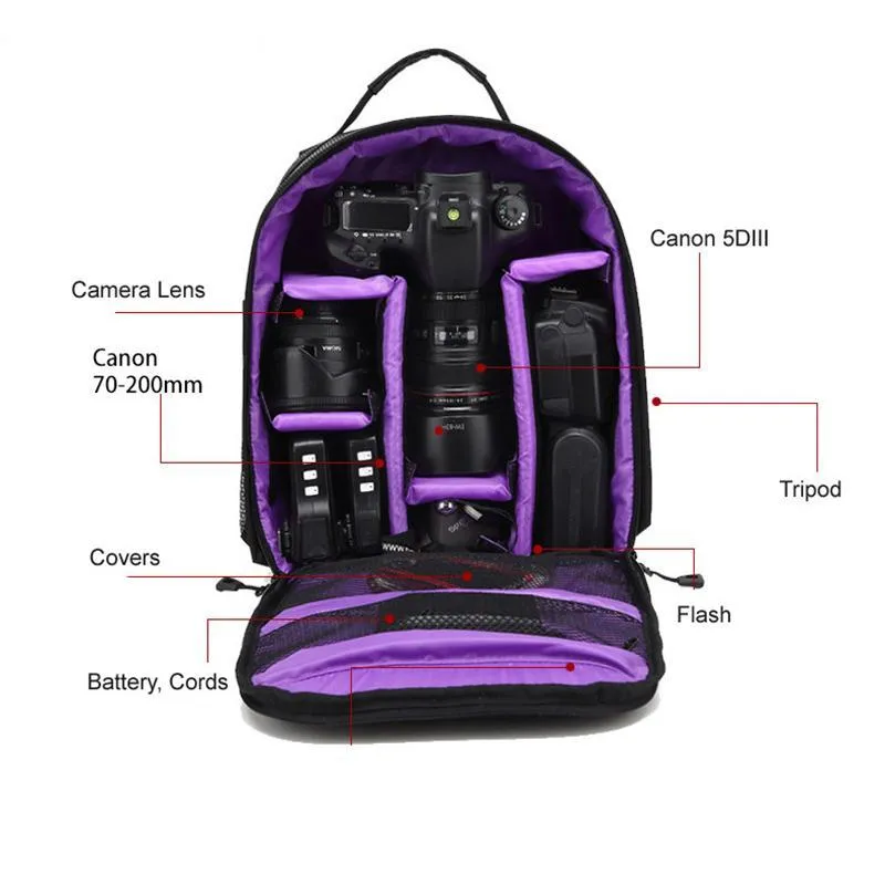 Waterproof Functional Camera Bag