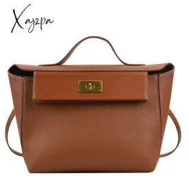 Xajzpa - Luxury Women Bag Large Capacity Female Tote Fashion Brand Handbag High Quality PU Leather Shoulder Messenger Ladies Crossbody