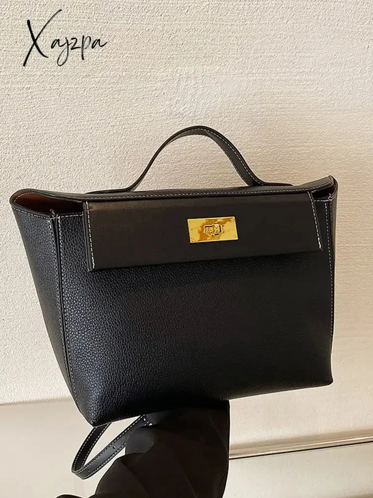Xajzpa - Luxury Women Bag Large Capacity Female Tote Fashion Brand Handbag High Quality PU Leather Shoulder Messenger Ladies Crossbody