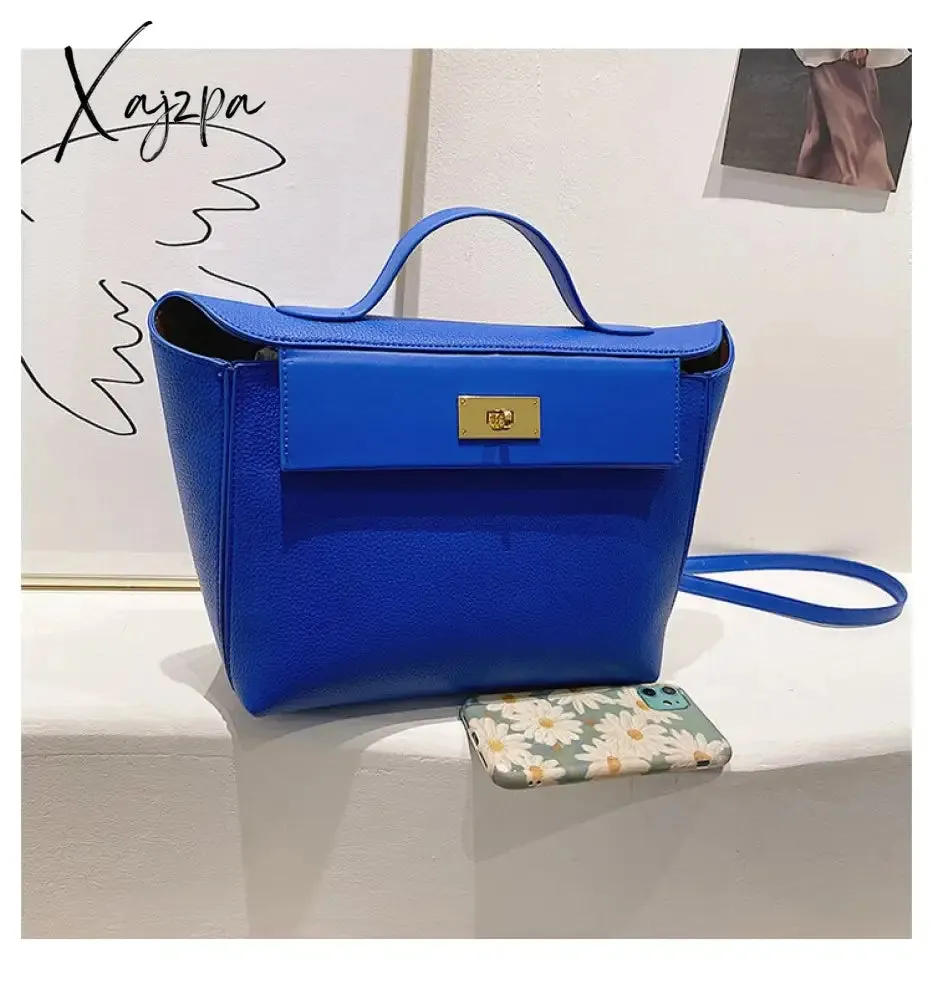 Xajzpa - Luxury Women Bag Large Capacity Female Tote Fashion Brand Handbag High Quality PU Leather Shoulder Messenger Ladies Crossbody