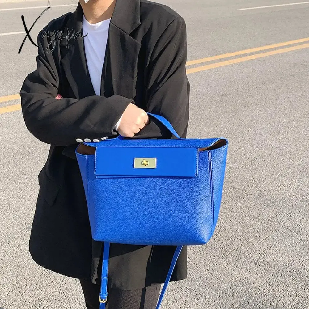 Xajzpa - Luxury Women Bag Large Capacity Female Tote Fashion Brand Handbag High Quality PU Leather Shoulder Messenger Ladies Crossbody