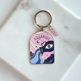 Zodiac Sign Keychains